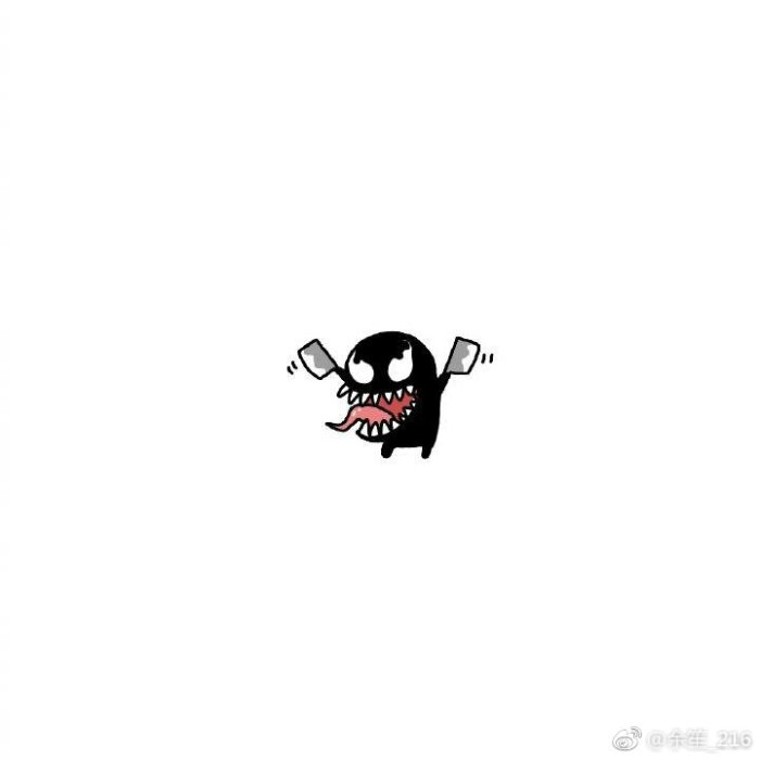 q版小毒液超萌～y( ˙. )耶