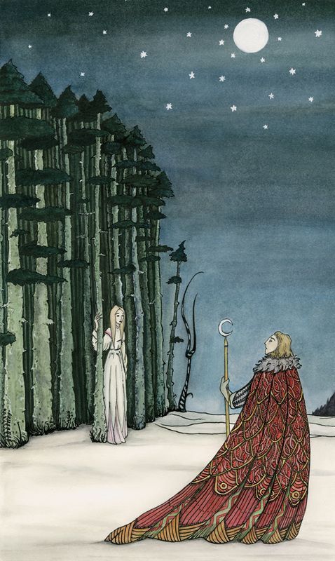 丹麦插画大师kay nielsen"黄金年代"三巨头之一.