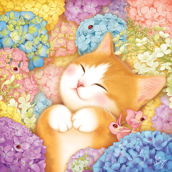 萌猫咪 插画 by_icehongsi