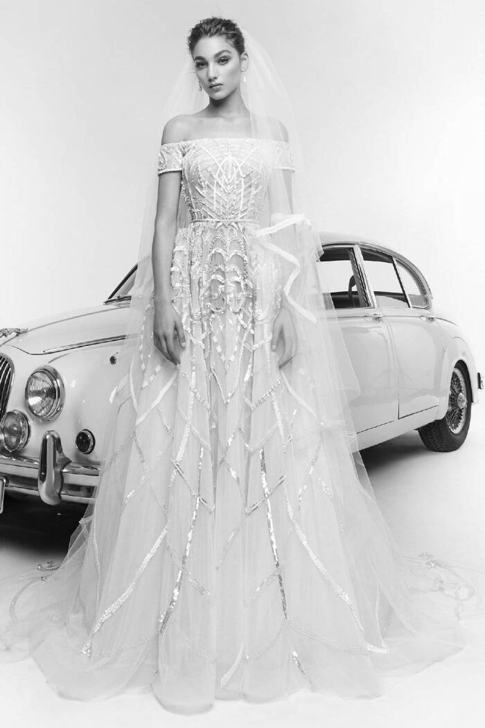 时尚| bridal."戴面纱的拉斐尔".zuhair murad 2019春季系列