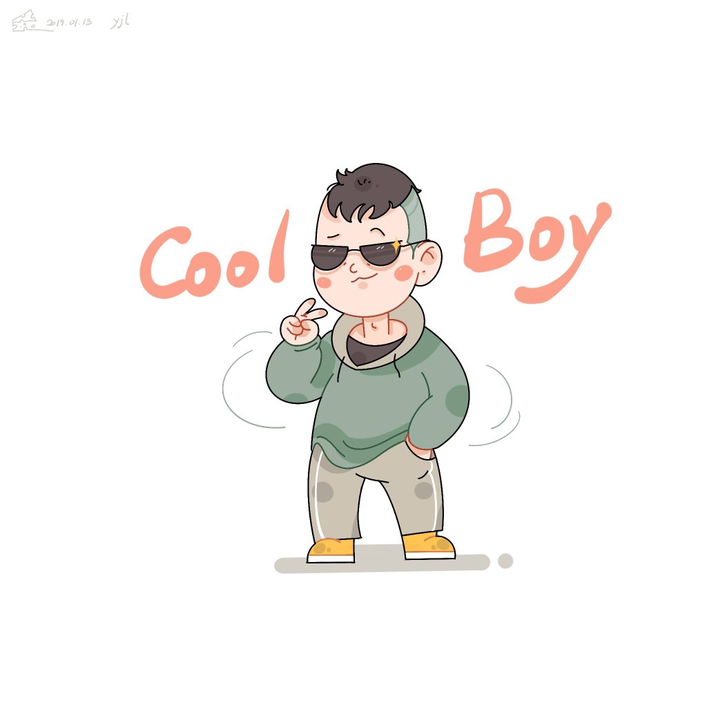 cool boy! 要一直酷酷的呦!