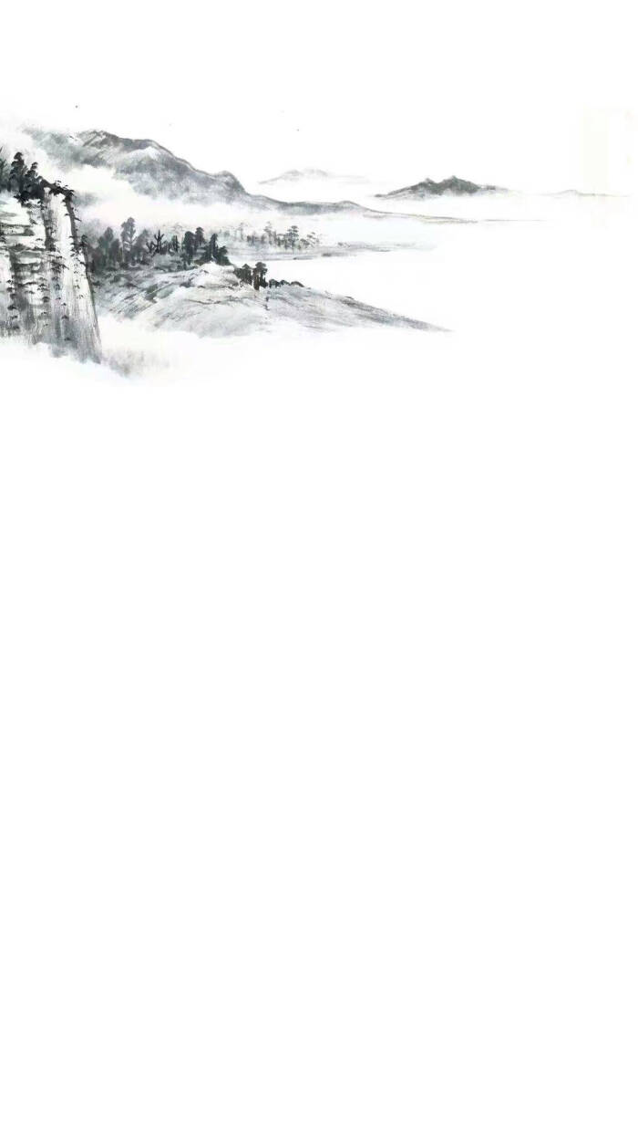 古风壁纸 水墨画