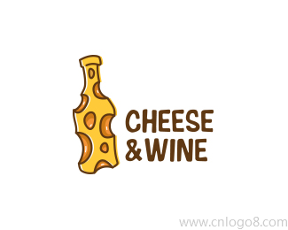 cheese&wine奶酪和葡萄酒   logo设计网