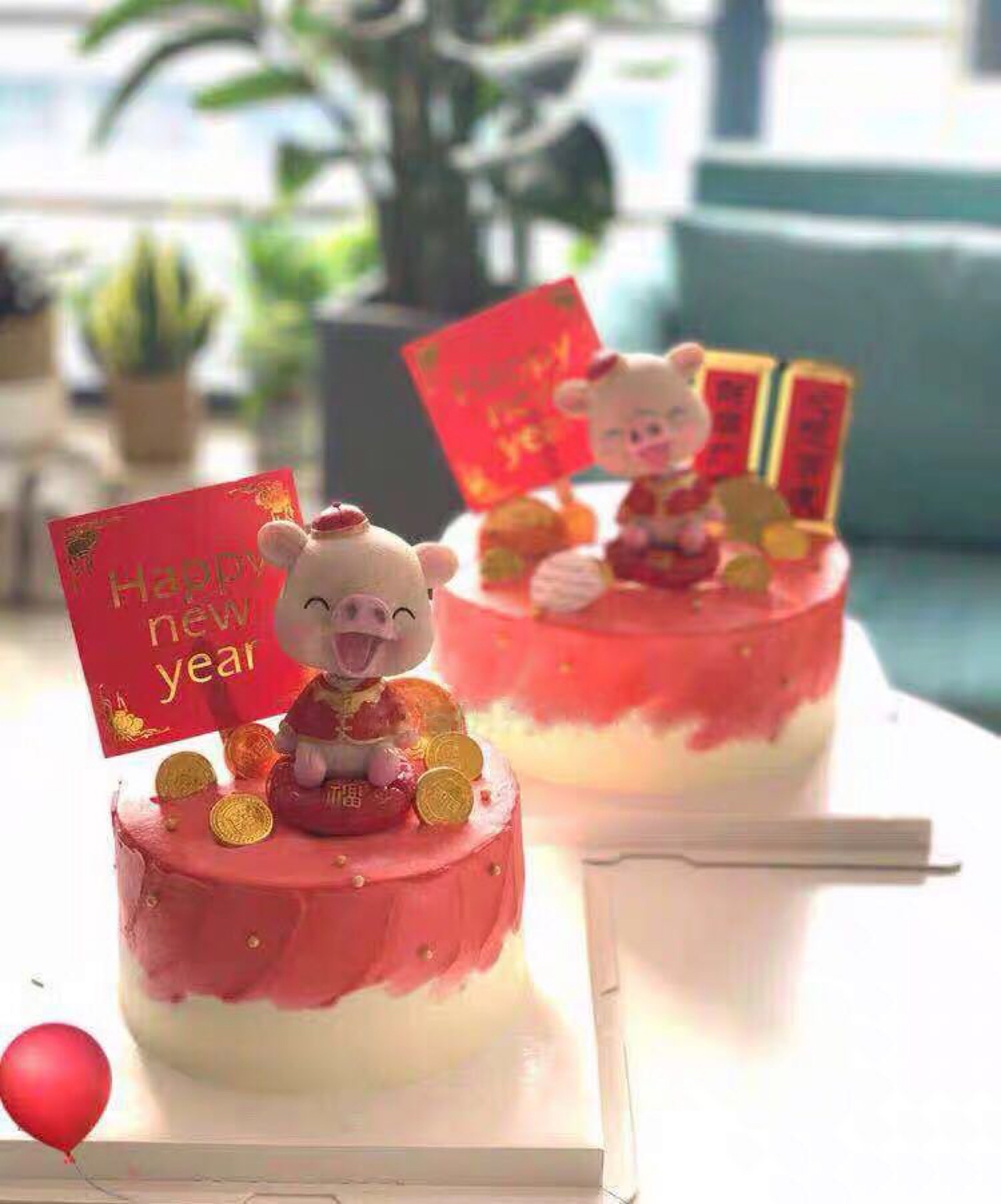 猪年,新年蛋糕