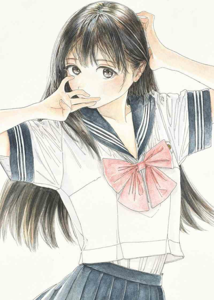 漫画:明日酱的水手服