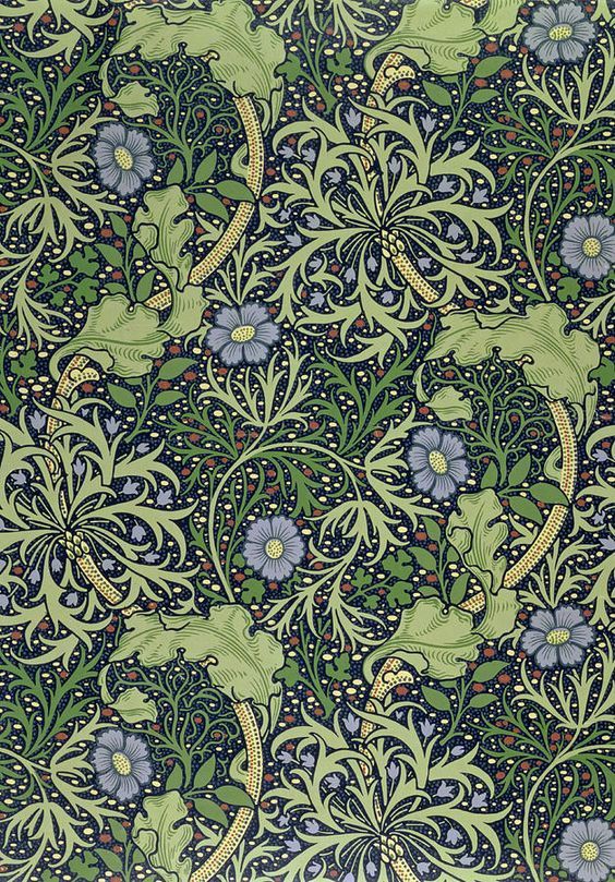 英国艺术家william morris 的花纹艺术(威廉·莫里斯,1834 3.