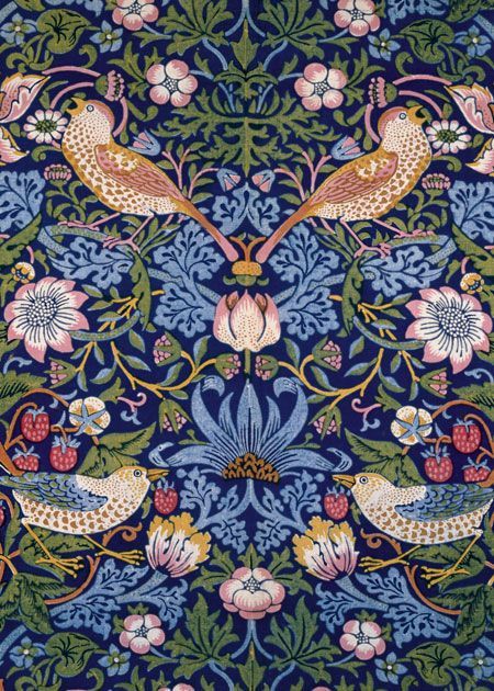 英国艺术家william morris 的花纹艺术(威廉·莫里斯,1834 3.