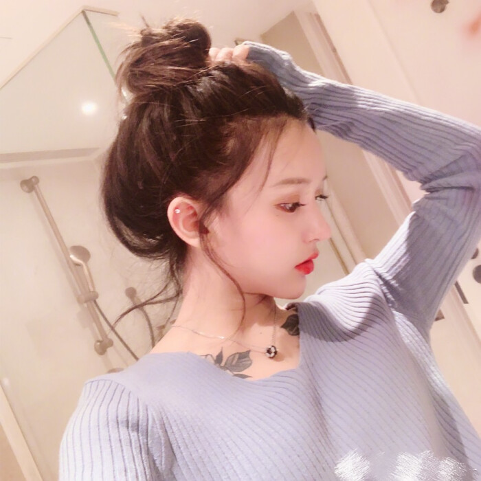 女头 侧脸-堆糖,美好生活研究所