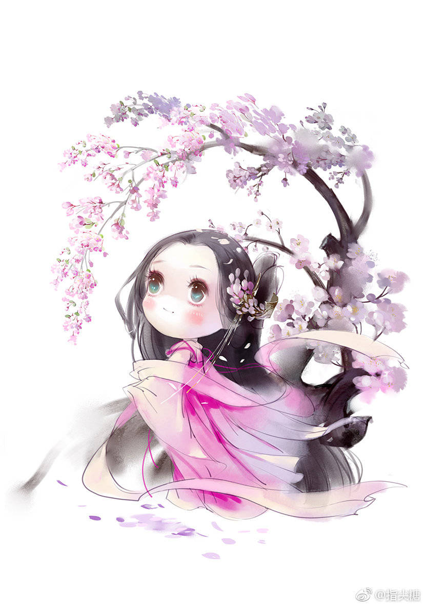 古风 古韵 中国风 手帐素材 插画 手绘 彩绘 头像