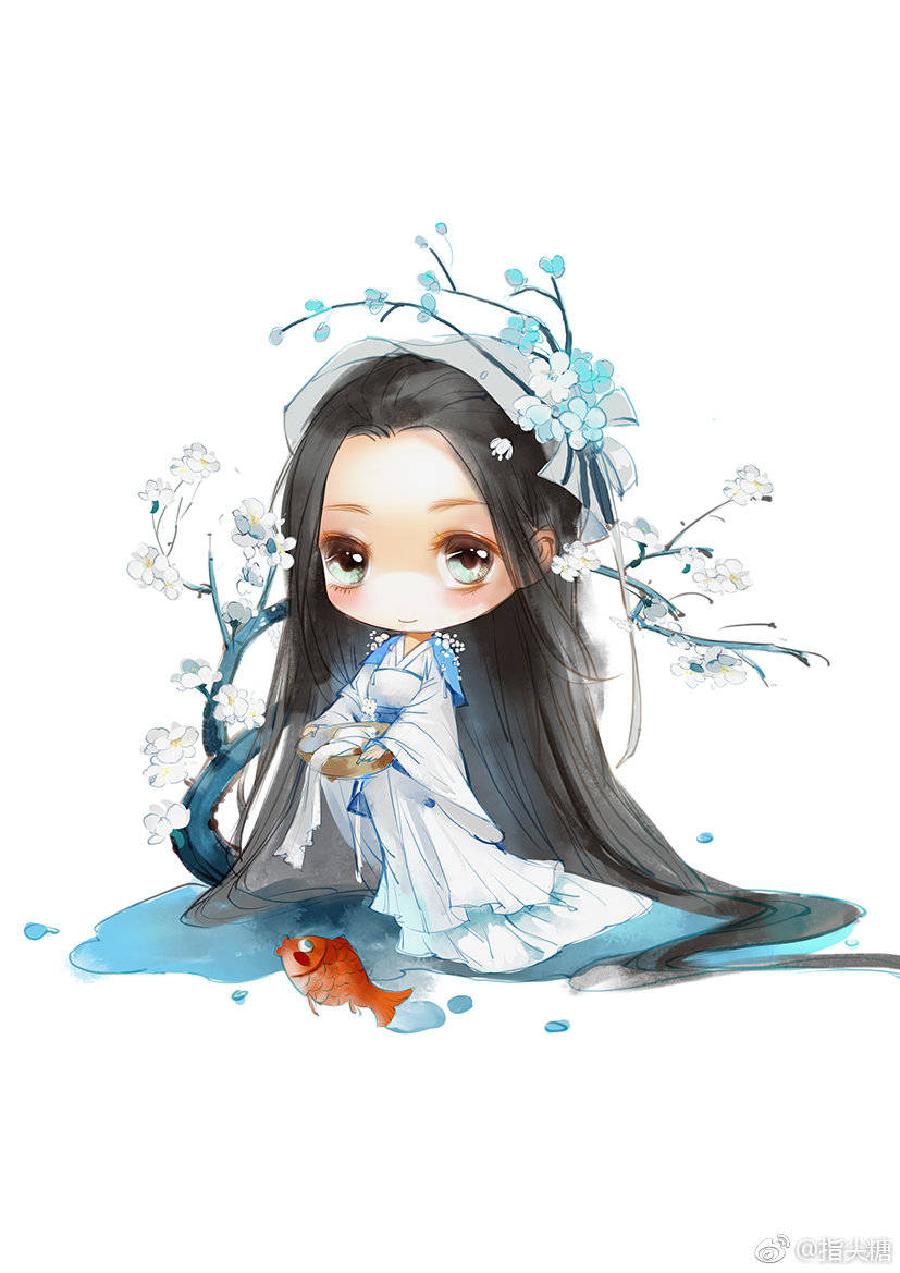 古风 古韵 中国风 手帐素材 插画 手绘 彩绘 头像