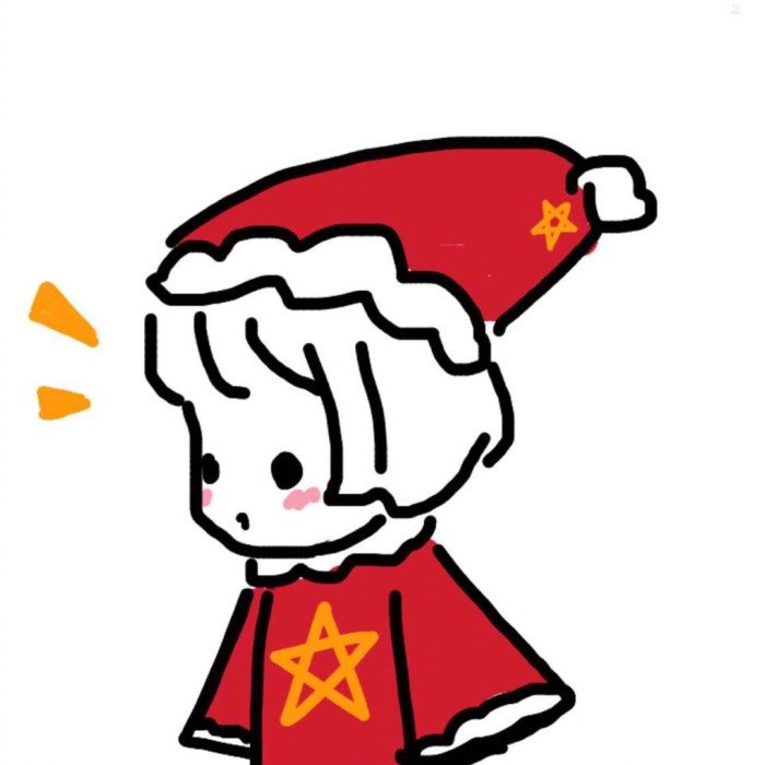 简笔画 情侣头像 可爱