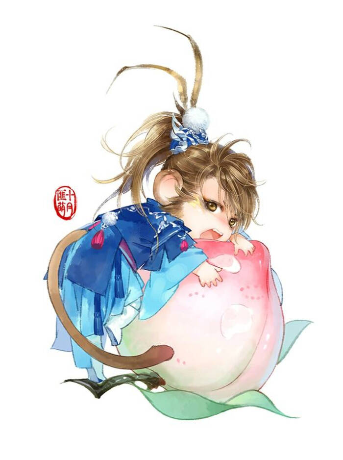 q萌 古风 古韵 中国风 手帐素材 插画 手绘 彩绘 头像