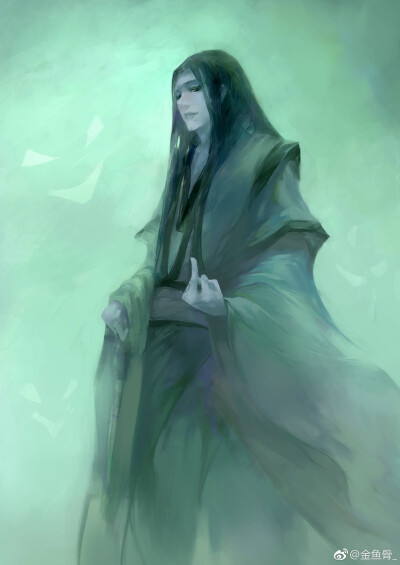 汉服 古风 手绘 插画
