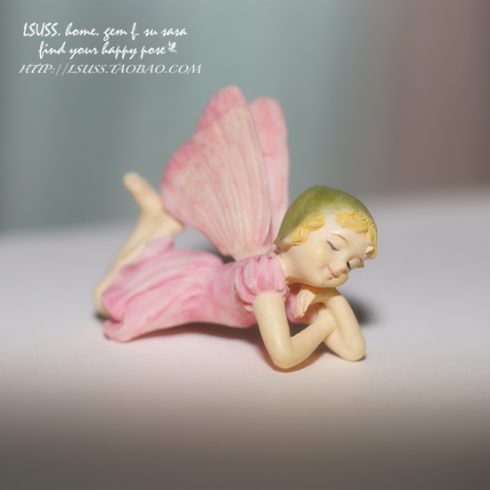 lsuss flower fairies 微缩 小精灵 花仙子 小天使 树脂 摆件