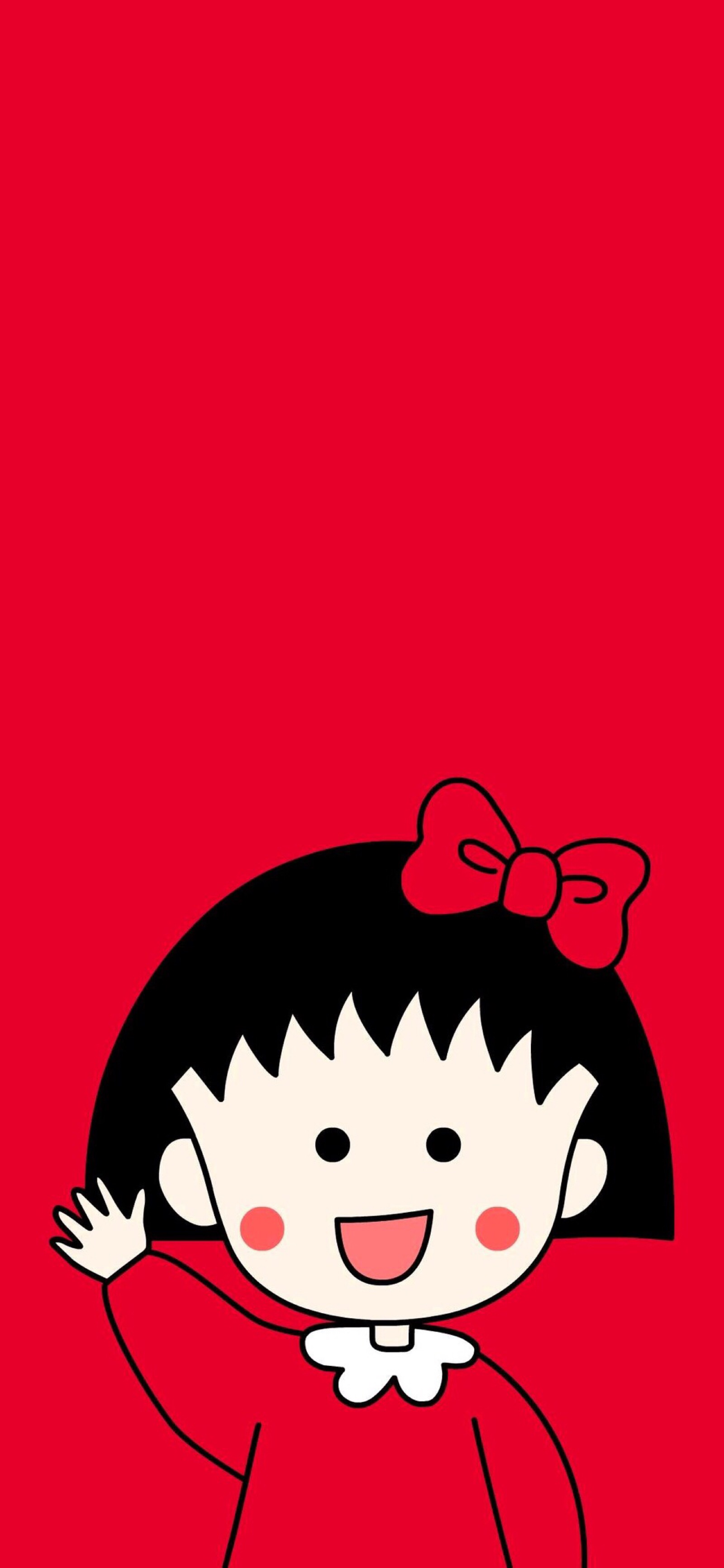 壁纸新年红色可爱卡通喜福猪