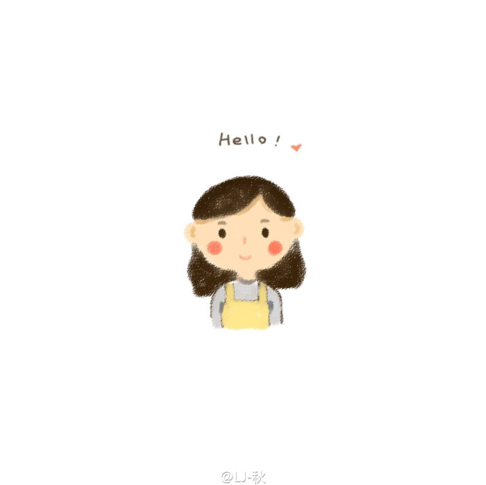 q萌 小女生的日常 手帐素材 插画 手绘 彩绘 头像 壁纸