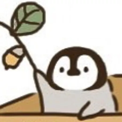 灰企鹅和白猫的情头