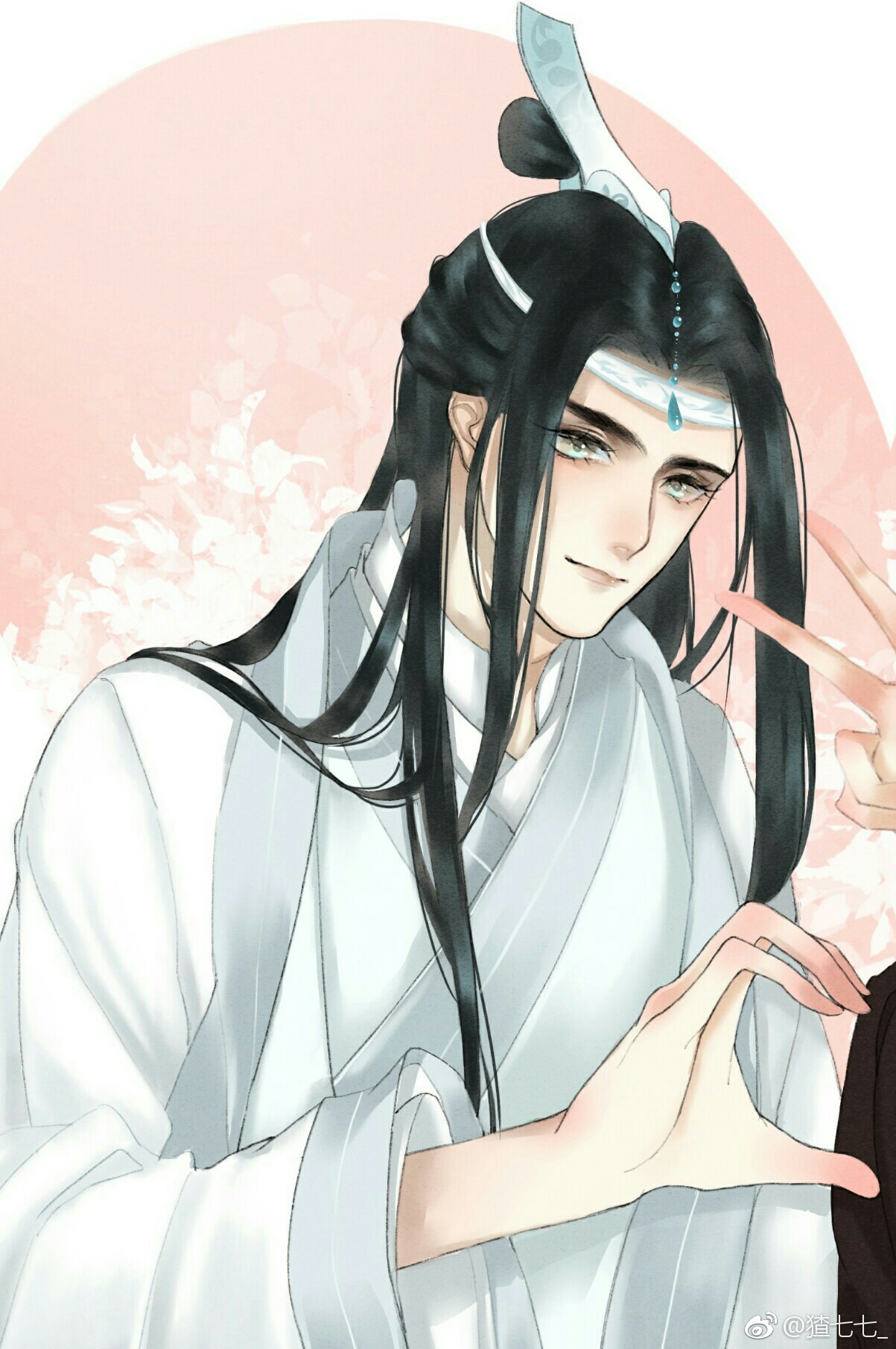 画师id 猹七七_蓝忘机蓝湛含光君