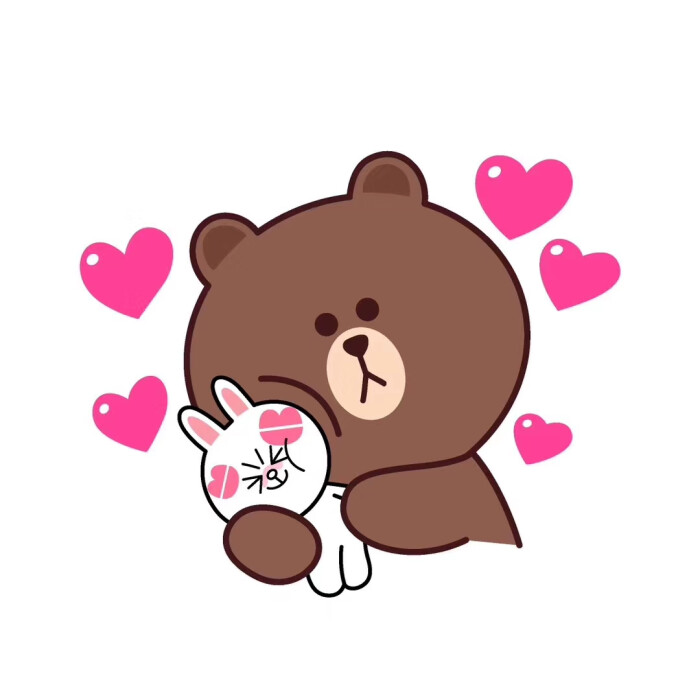 line friends头像,line friends布朗熊 line friends情侣头像