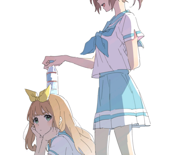 动漫闺蜜 百合 姐妹头像