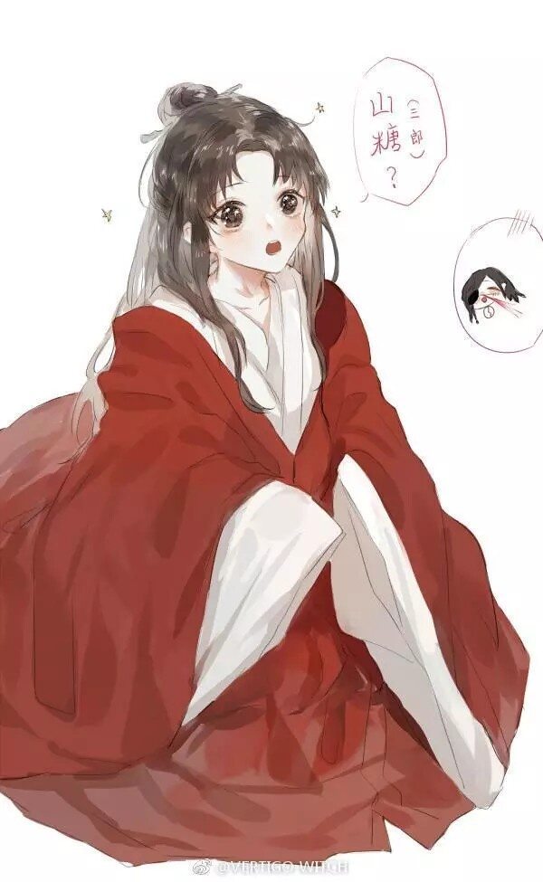 天官赐福 谢怜 超级可爱哇⊙66⊙!(画师未知)(侵权致歉删)