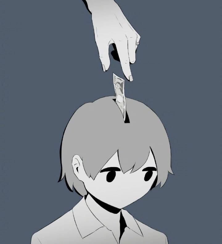 日本网络画师アボガド6 致郁风系 暗黑系 丧 负能量二次元 人性 社会