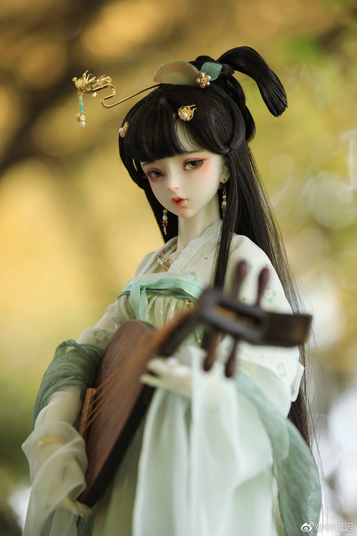 古风美人 sd娃娃 bjd 玩具 人偶 壁纸 萌物