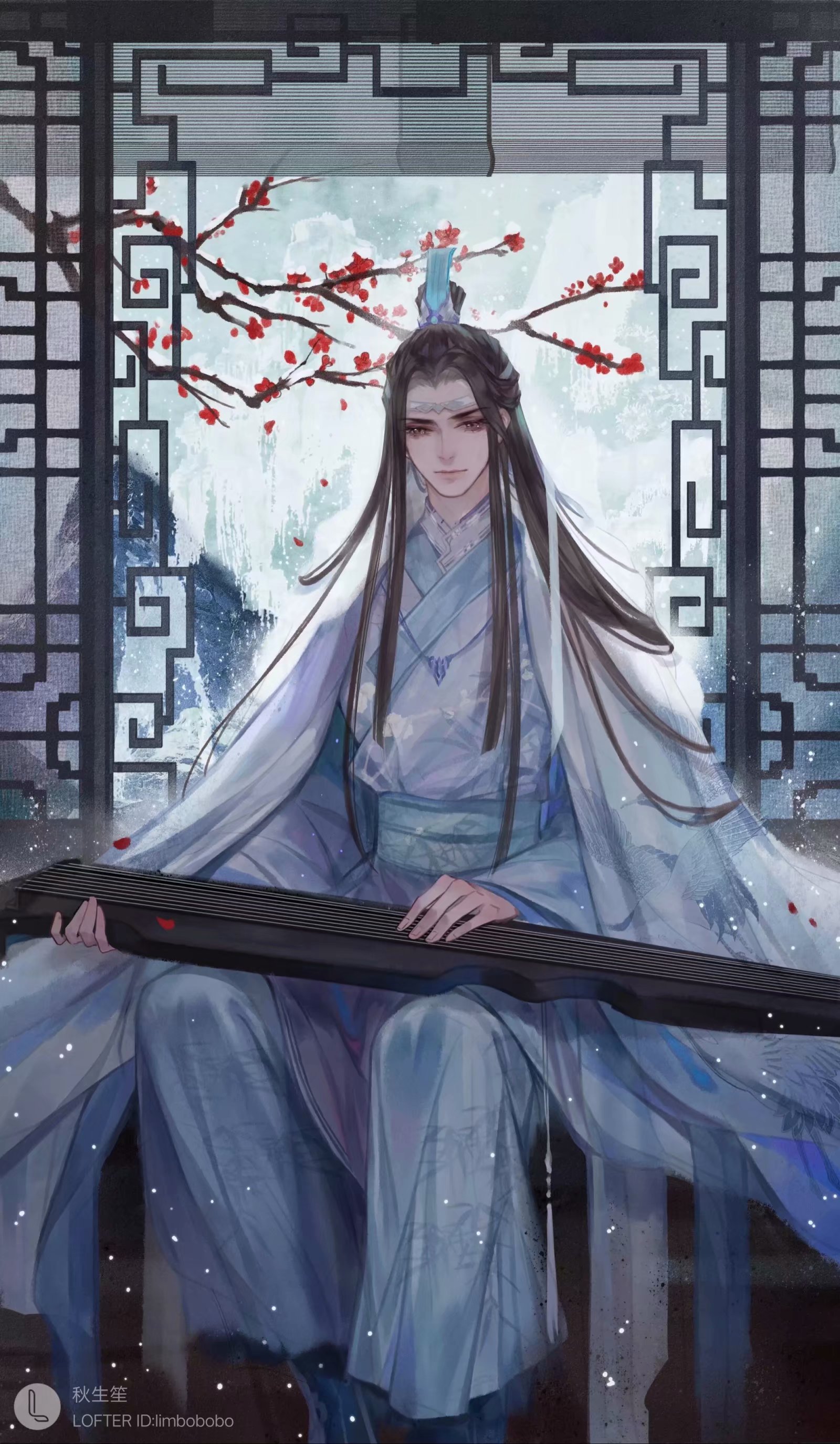 魔道祖师# 蓝忘机 画师:秋生笙