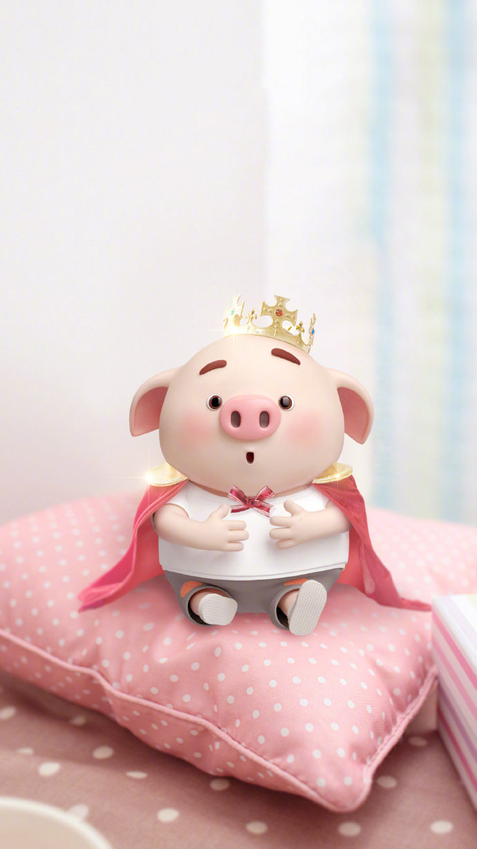 超可爱的猪猪壁纸 2019猪事顺利呀!