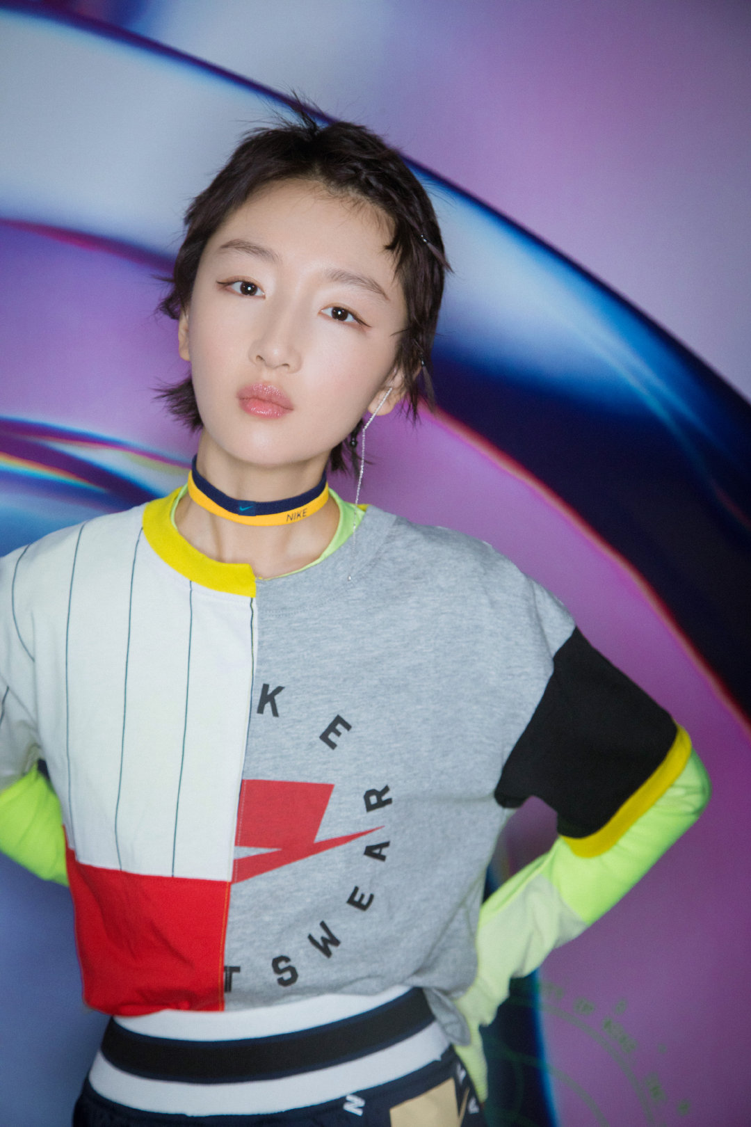 周冬雨 nike活动