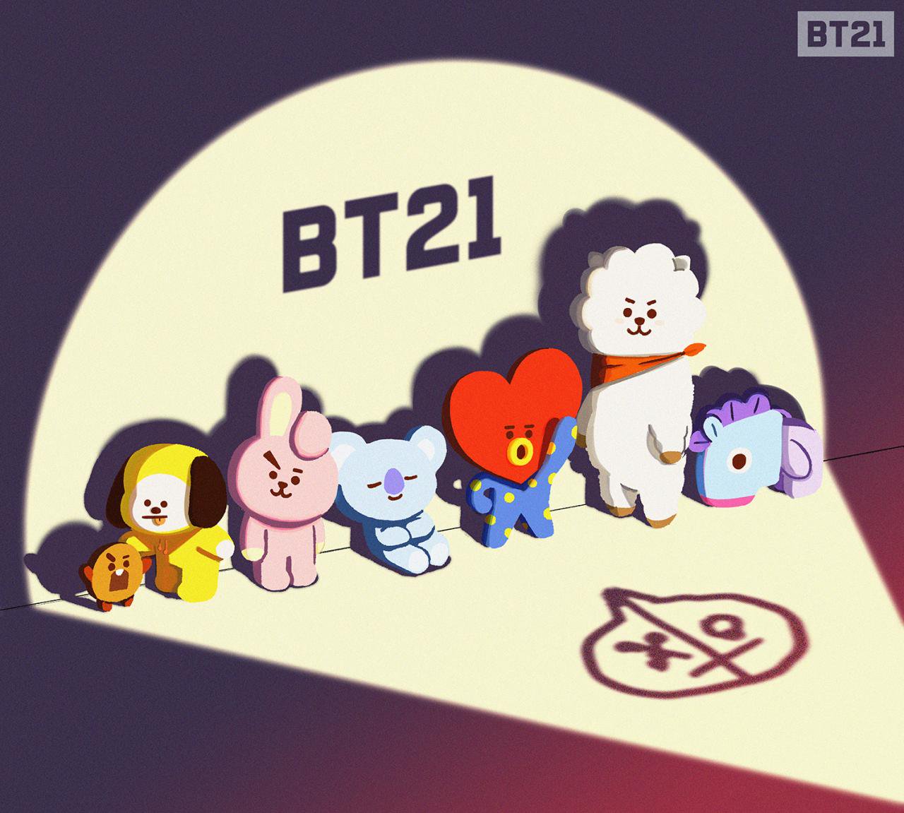 防弹手绘,漫画,q版,bt21