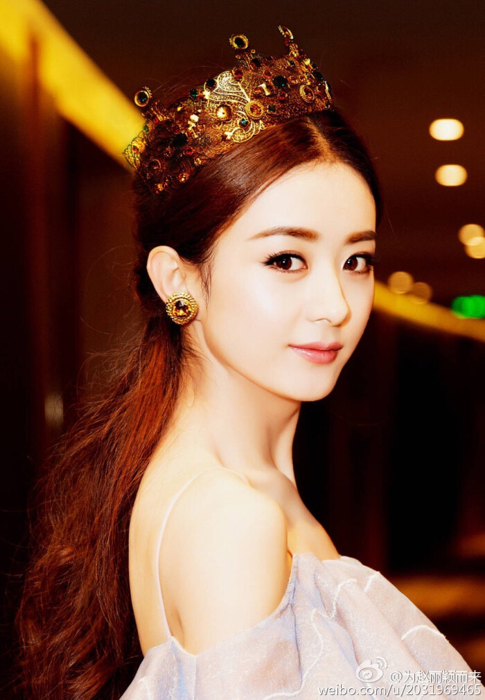 仙女赵丽颖图源cr微博各处 见图水印