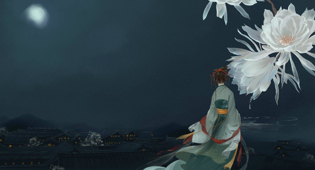 古风 古韵 中国风 手帐素材 插画 手绘 彩绘 头像 壁纸