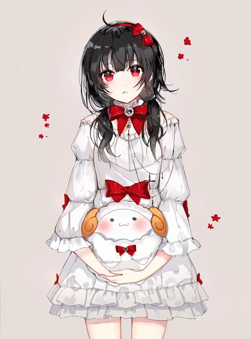 p站 美少女 制服 黑长直 水手服 双马尾 萝莉 头像