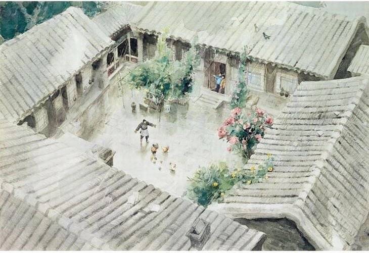 [cp]绘本版《城南旧事》由水彩画家关维兴先生绘制插图 [/cp]