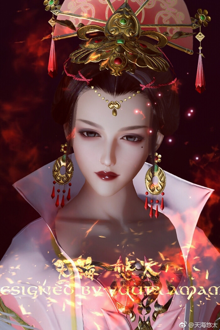 古风美人,捏脸,手绘美人,手绘女生.