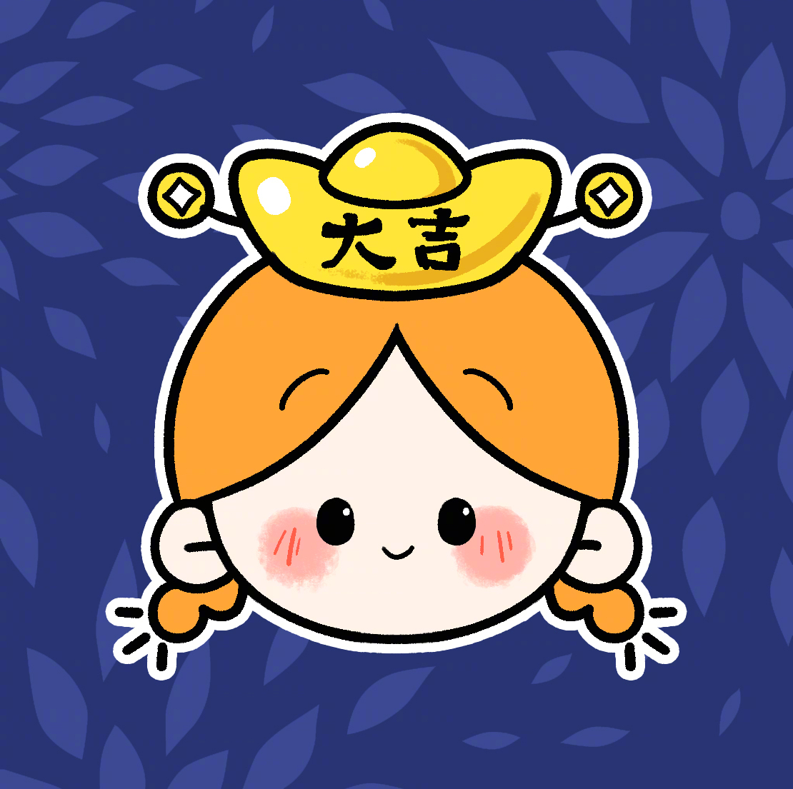 闺蜜新年头像