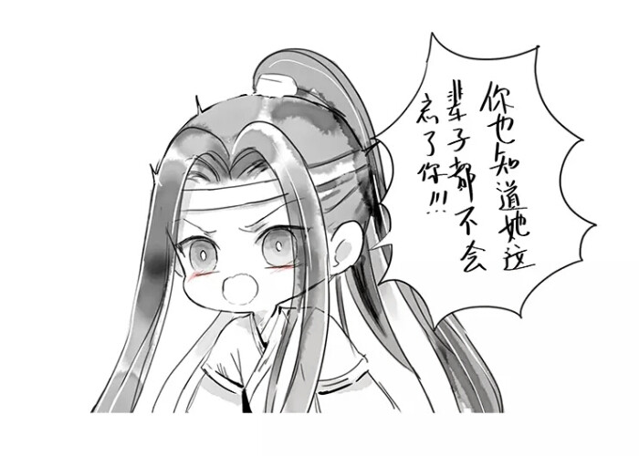 魔道祖师魏无羡蓝忘机同人漫画