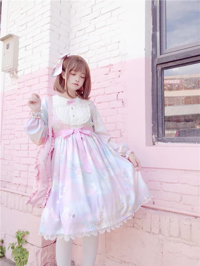 lolita小裙子 lo娘 洛丽塔 软妹 穿搭 lolita fashion