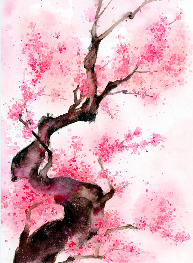 古风水彩〕作者:画画的非晚