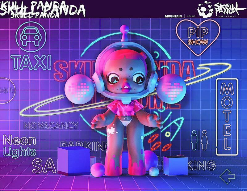 skullpanda2019情人节限定款概念图