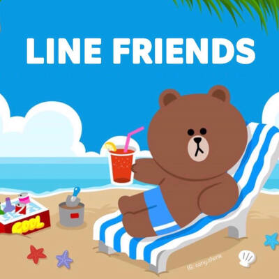 line friends 布朗熊brown choco 可妮兔cony 莎莉鸡sally 馒头人穆恩