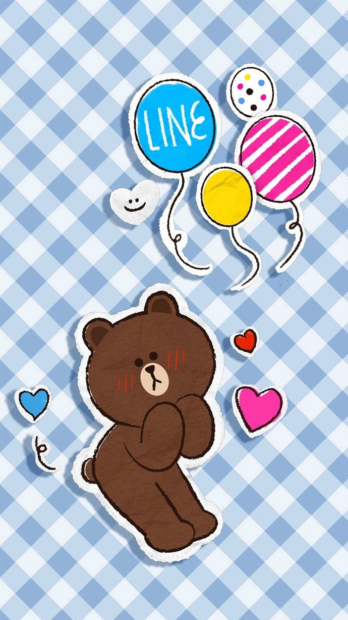 line friends 布朗熊brown choco 可妮兔cony 莎莉鸡sally 馒头人穆恩