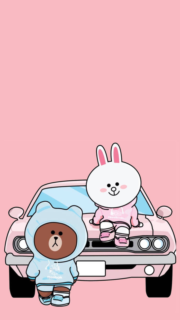 布朗熊与可妮兔图片,布朗熊与可妮兔简笔画 line friends 布朗熊brown choco 可妮兔cony 莎莉鸡sally 馒头人穆恩