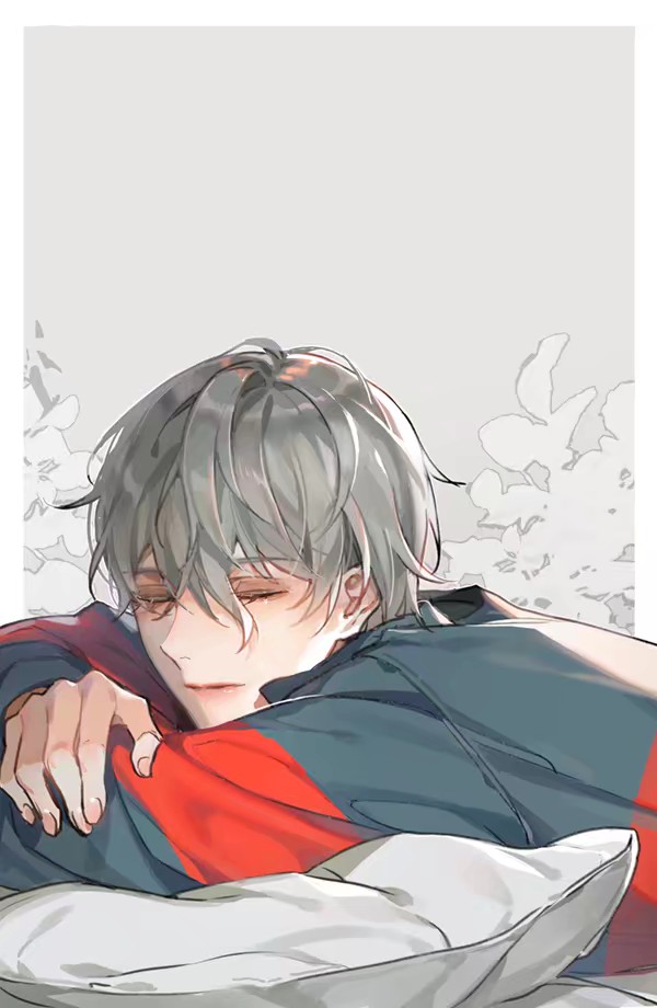 漫画 帅气 高清 模糊 男生 男头 酷拽 画师 壁纸 背景 动漫 清新 黑白