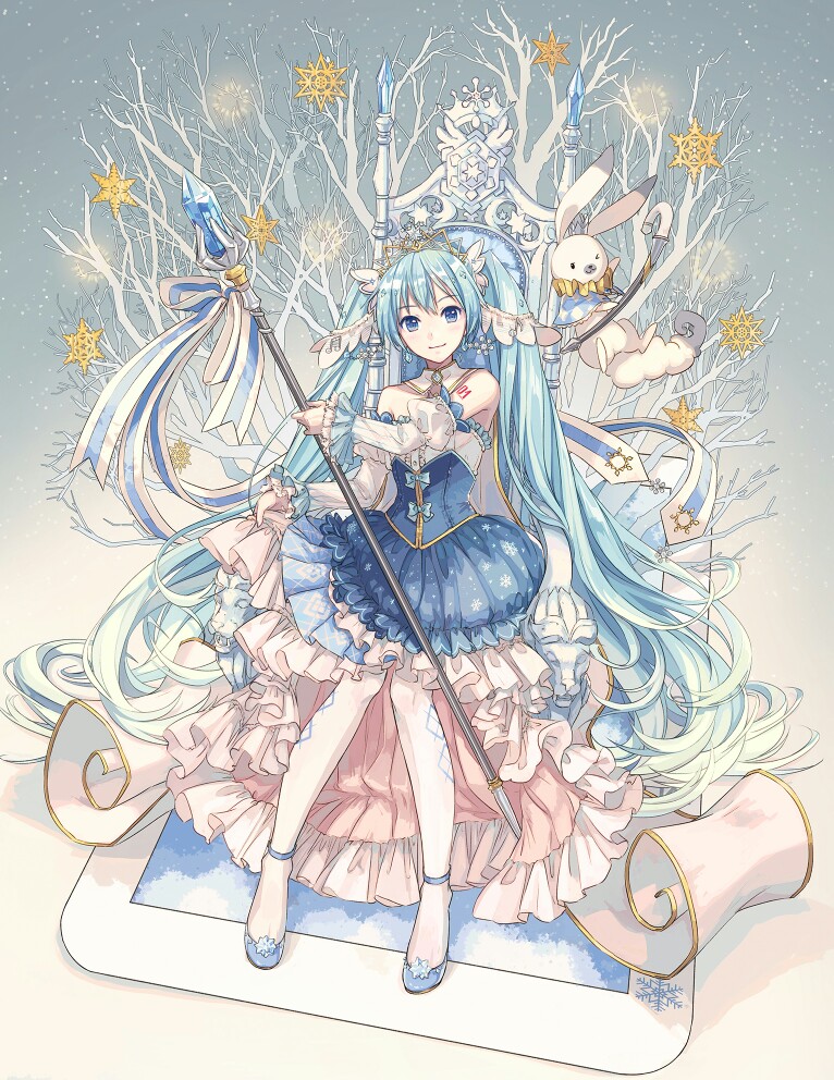 ixima新画的2019雪初音!