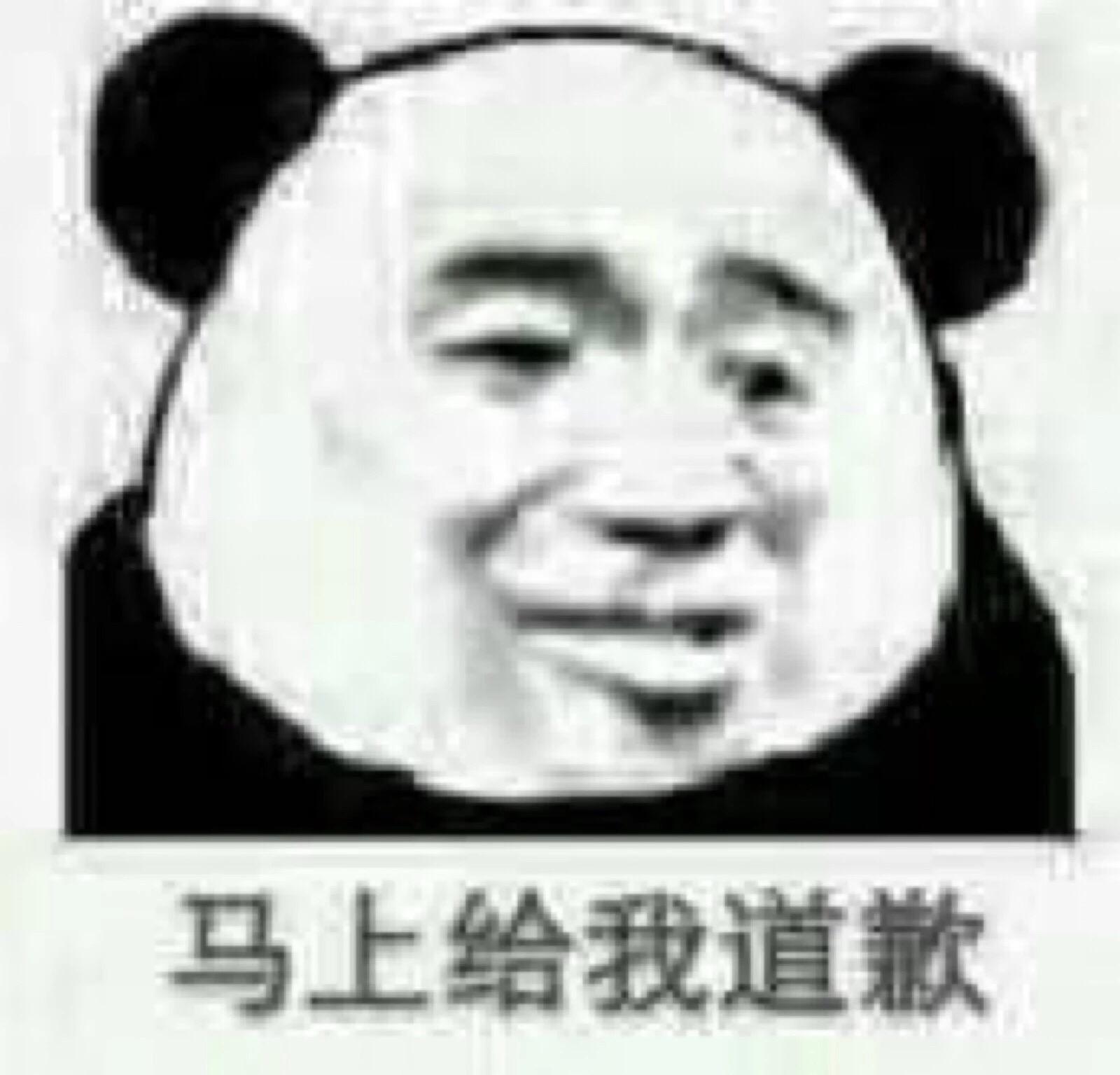 沙雕熊猫头表情包