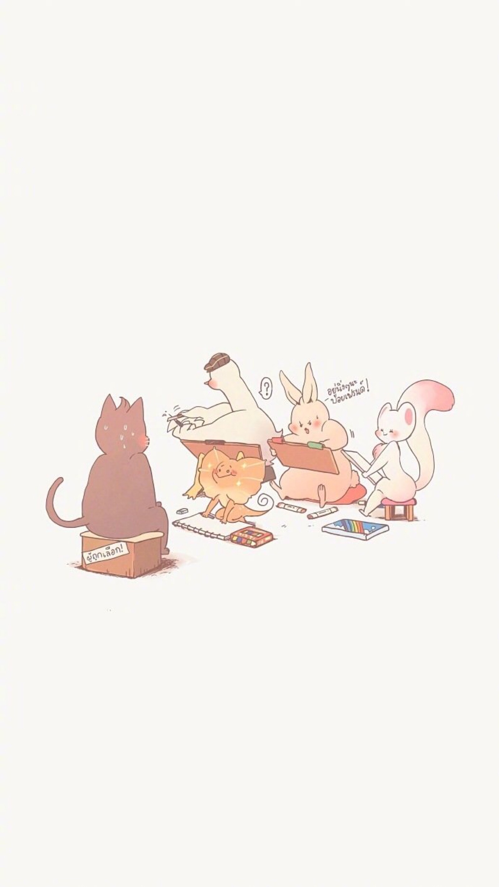泰国插画师mindmelody,韩国插画师chicaloca mindmelody