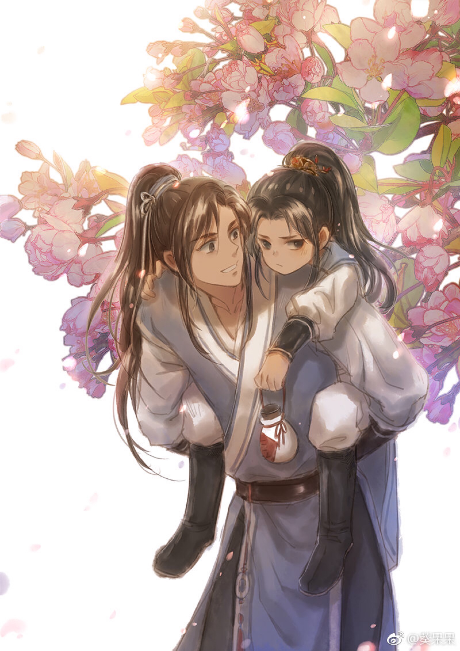 二哈和他的白猫师尊 图片来源微博 @葵呆呆 见水印 侵删