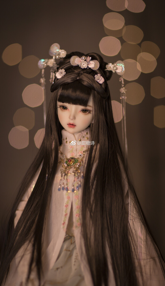 古风美人 sd娃娃 bjd 玩具 人偶 壁纸 萌物